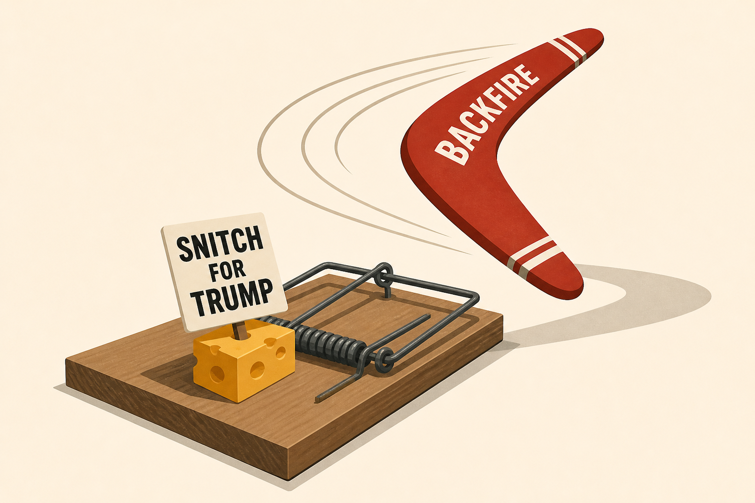 DOJ’s snitch-for-Trump plan hilariously backfires almost immediately