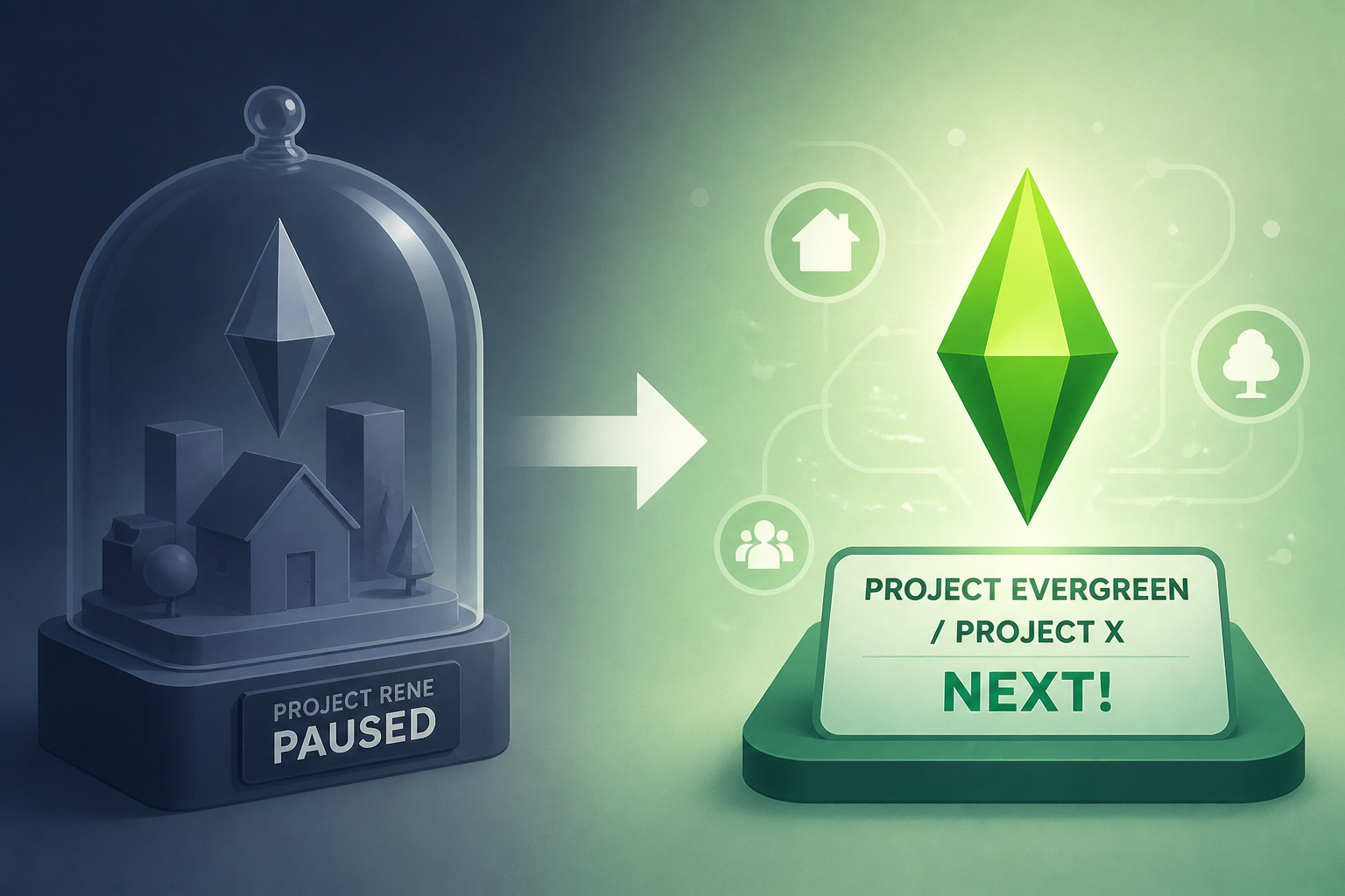 The Sims Project Rene IS PAUSED - The Sims Project Evergreen / Project X IS NEXT!