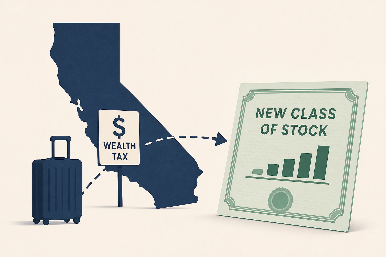 Zuckerberg weighed leaving California over the wealth tax. Meta answered with a new class of stock