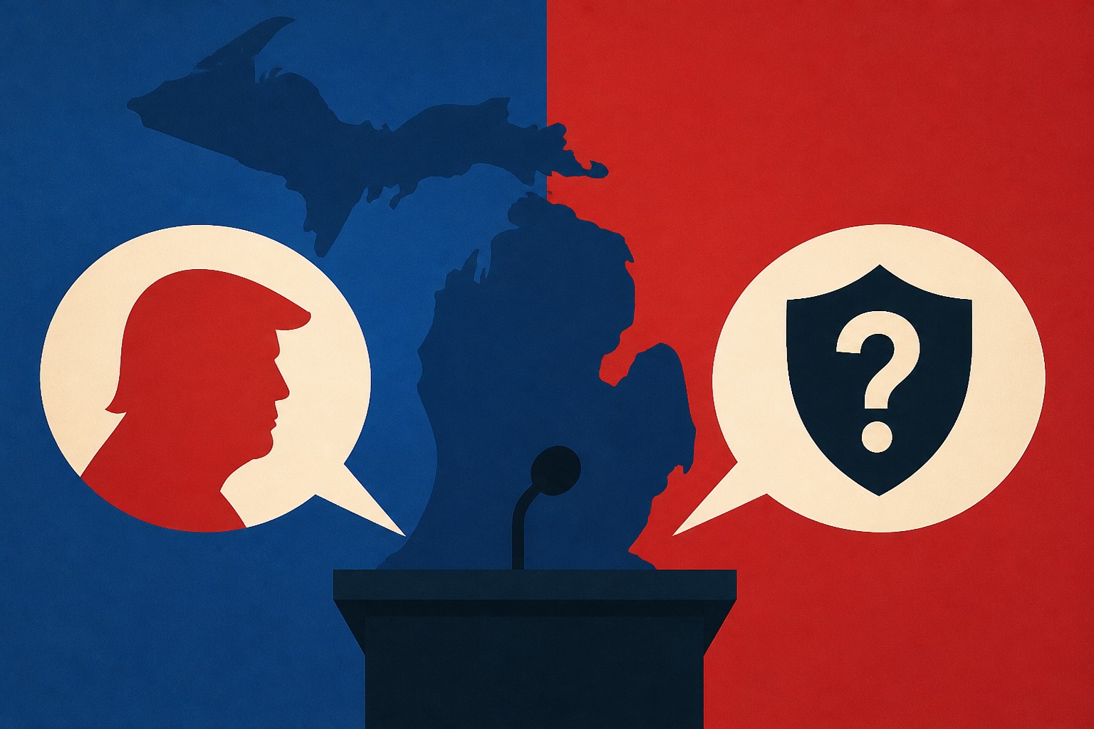 In final Michigan Senate debate, El-Sayed ties Rogers to Trump, while Rogers says El-Sayed is untrustworthy