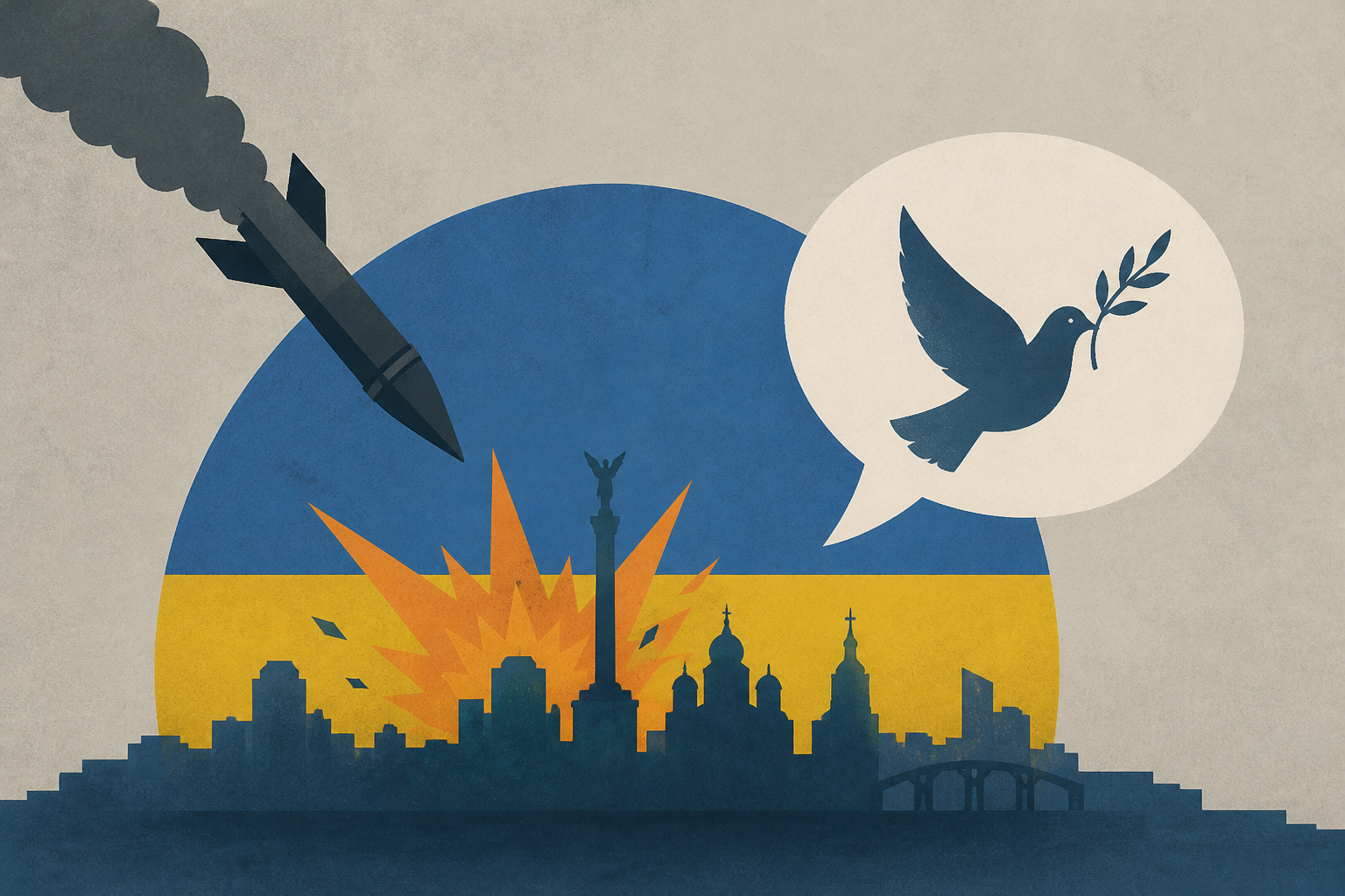 Missiles hit Kyiv after Russia agrees to resume Ukraine peace talks