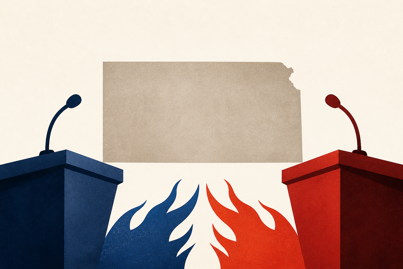 Roger Marshall and Adam Hamilton face off in fiery final Kansas Senate debate