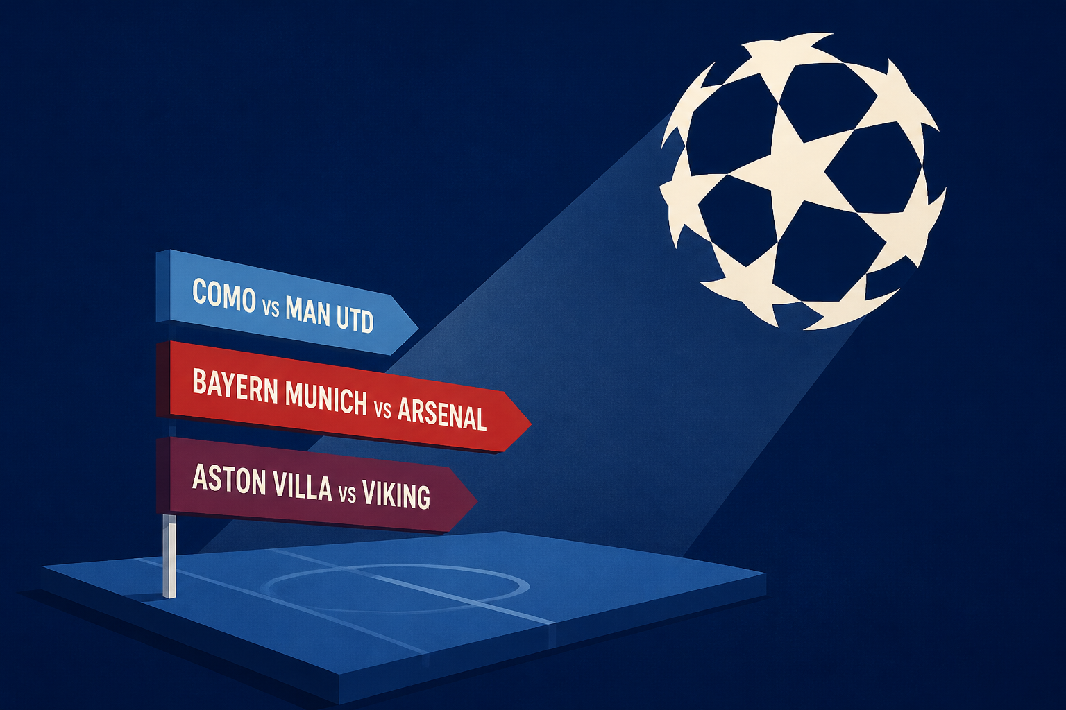 Champions League LIVE: Como vs Man Utd, Bayern Munich vs Arsenal & Aston Villa vs Viking