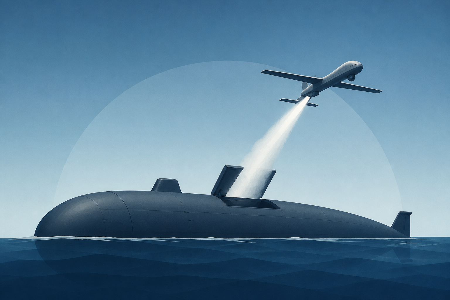 Ghost Shark Uncrewed Submarine Shown Launching Aerial Drones For The First Time