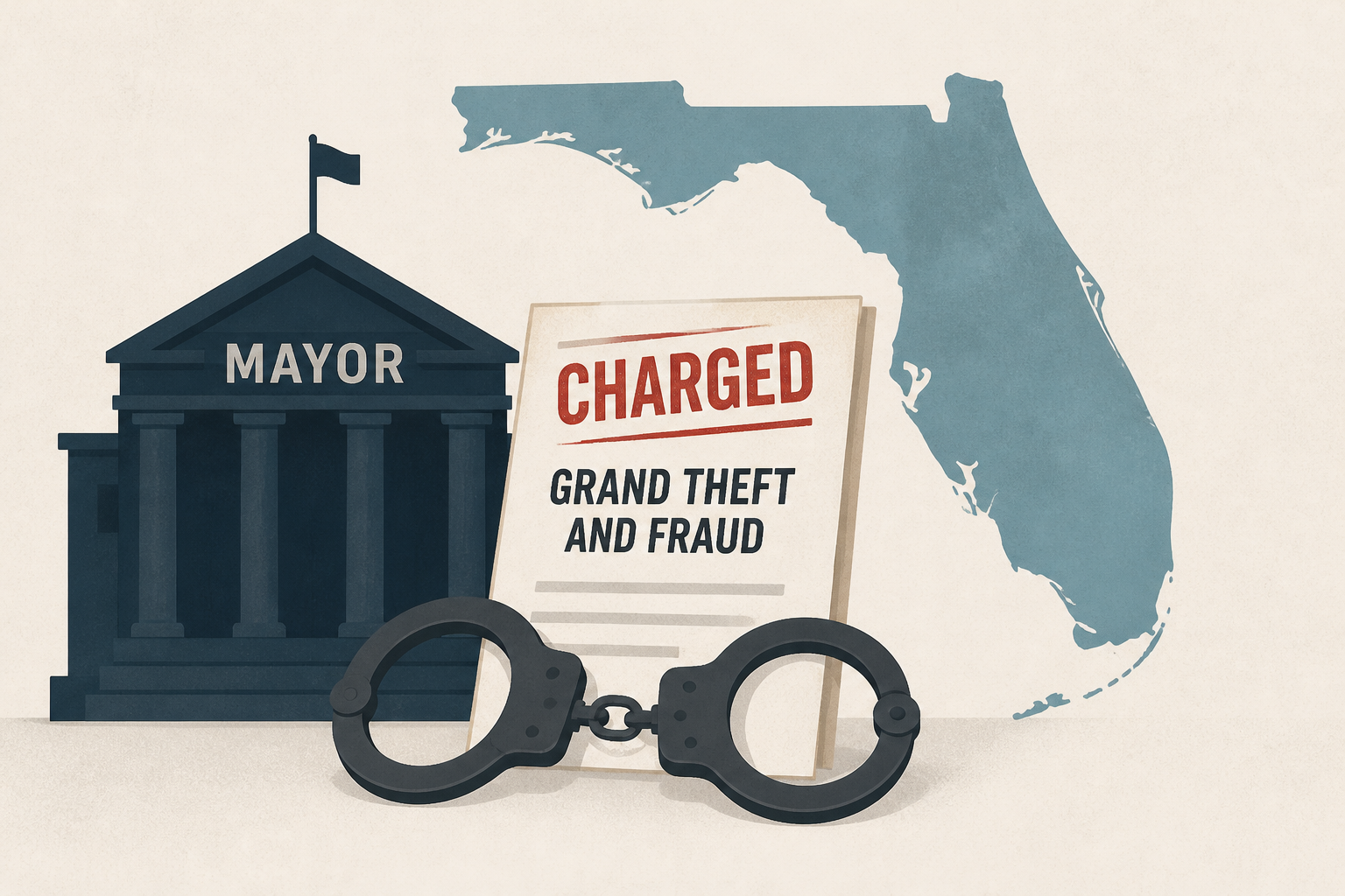 Florida mayor charged with grand theft and fraud