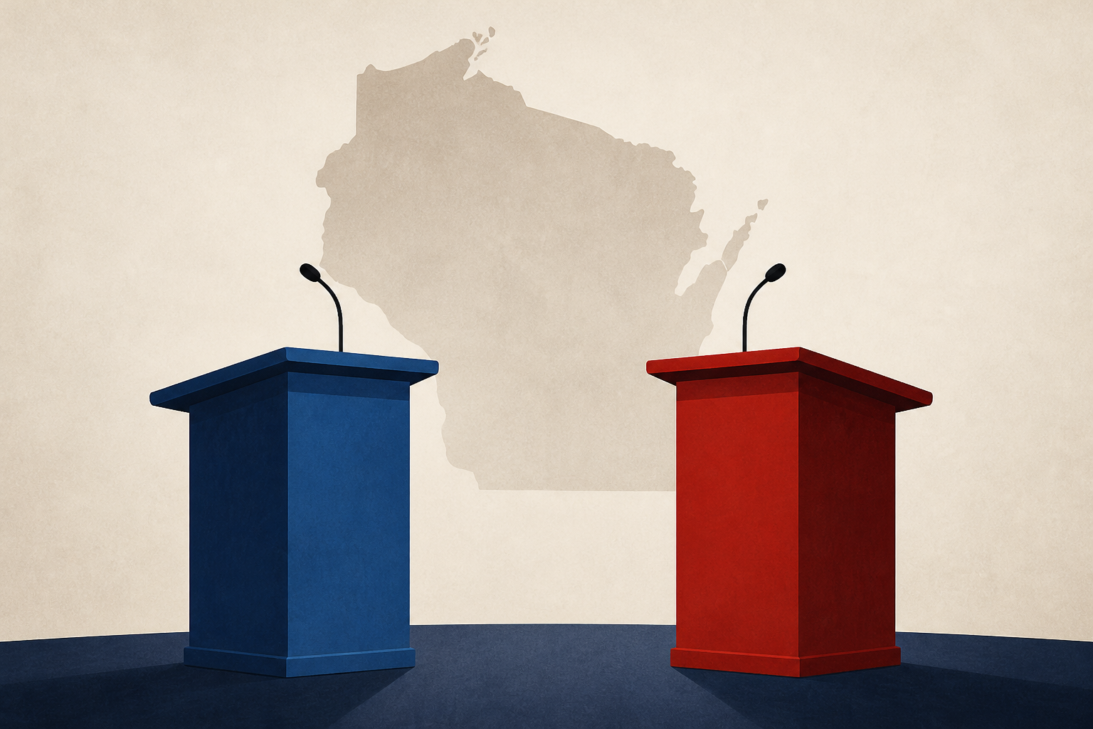 David Crowley, Tom Tiffany face off in first and only gubernatorial debate