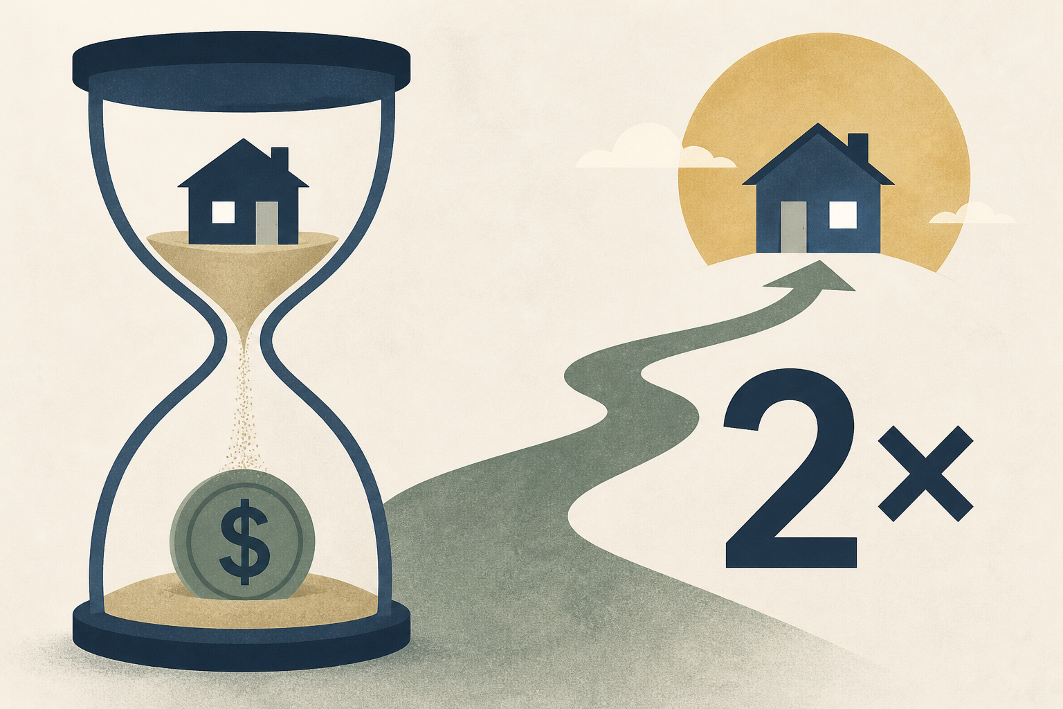 Saving to buy a first home now takes twice as long : NPR