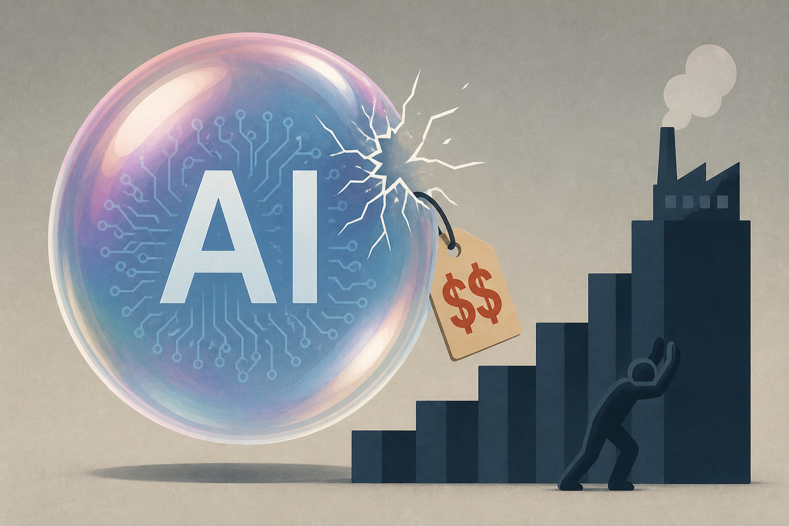 'Working People Will Pay a High Price': Report Warns AI Bubble Is 'Primed to Pop'