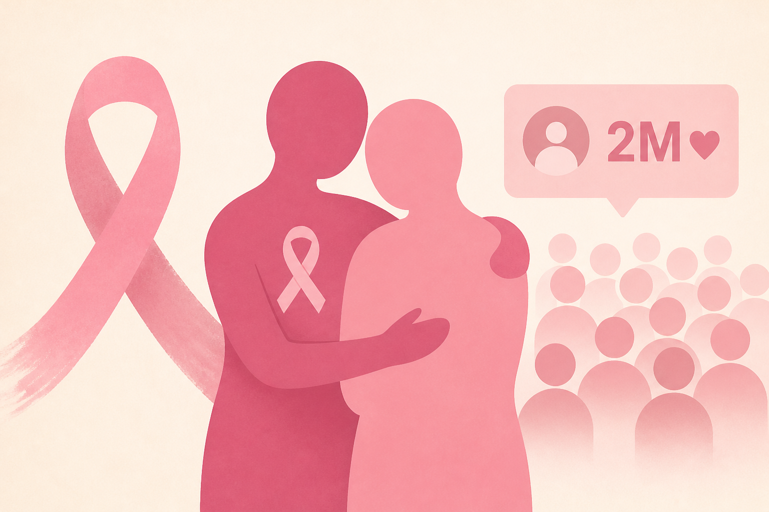 She survived breast cancer and brought 2 million followers along. Now her mother is facing the same diagnosis.