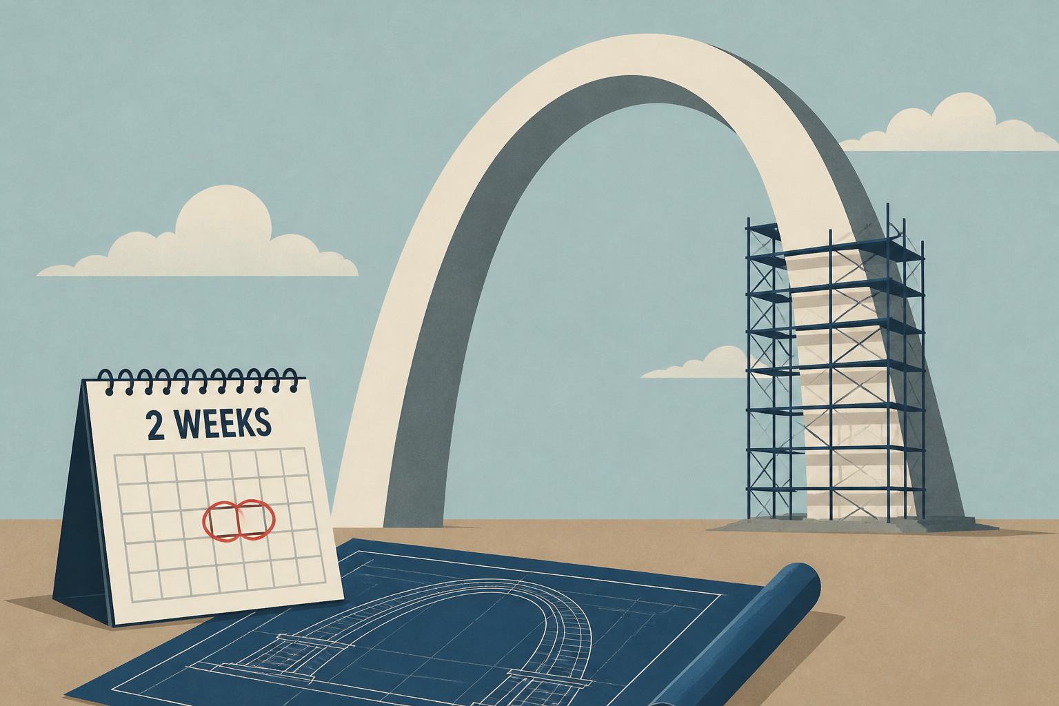 Trump administration plans to begin work on massive arch in two weeks