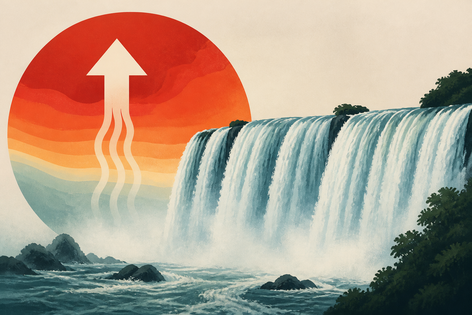 Super El Niño causes Iguazú waterfalls to flow at near-record rates : NPR