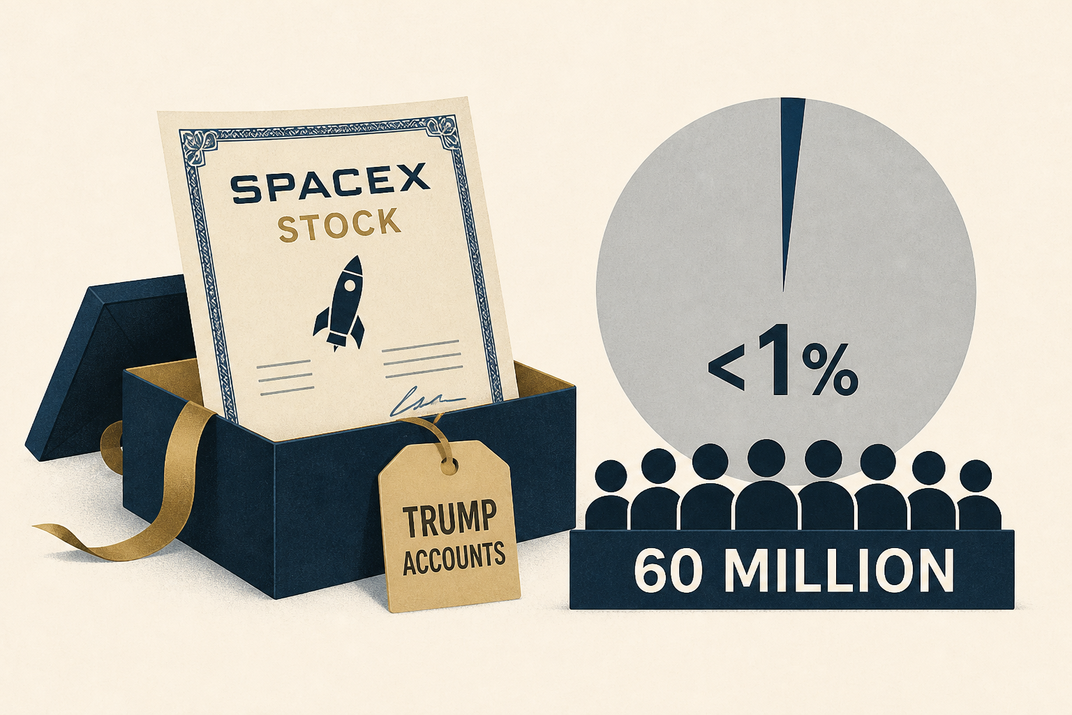 Trump Says Musk Is Giving SpaceX Stock To Millions Of Kids Through Trump Accounts, But Fewer Than 1% Of The 60 Million Auto-Enrolled Accounts Were Claimed In Week One