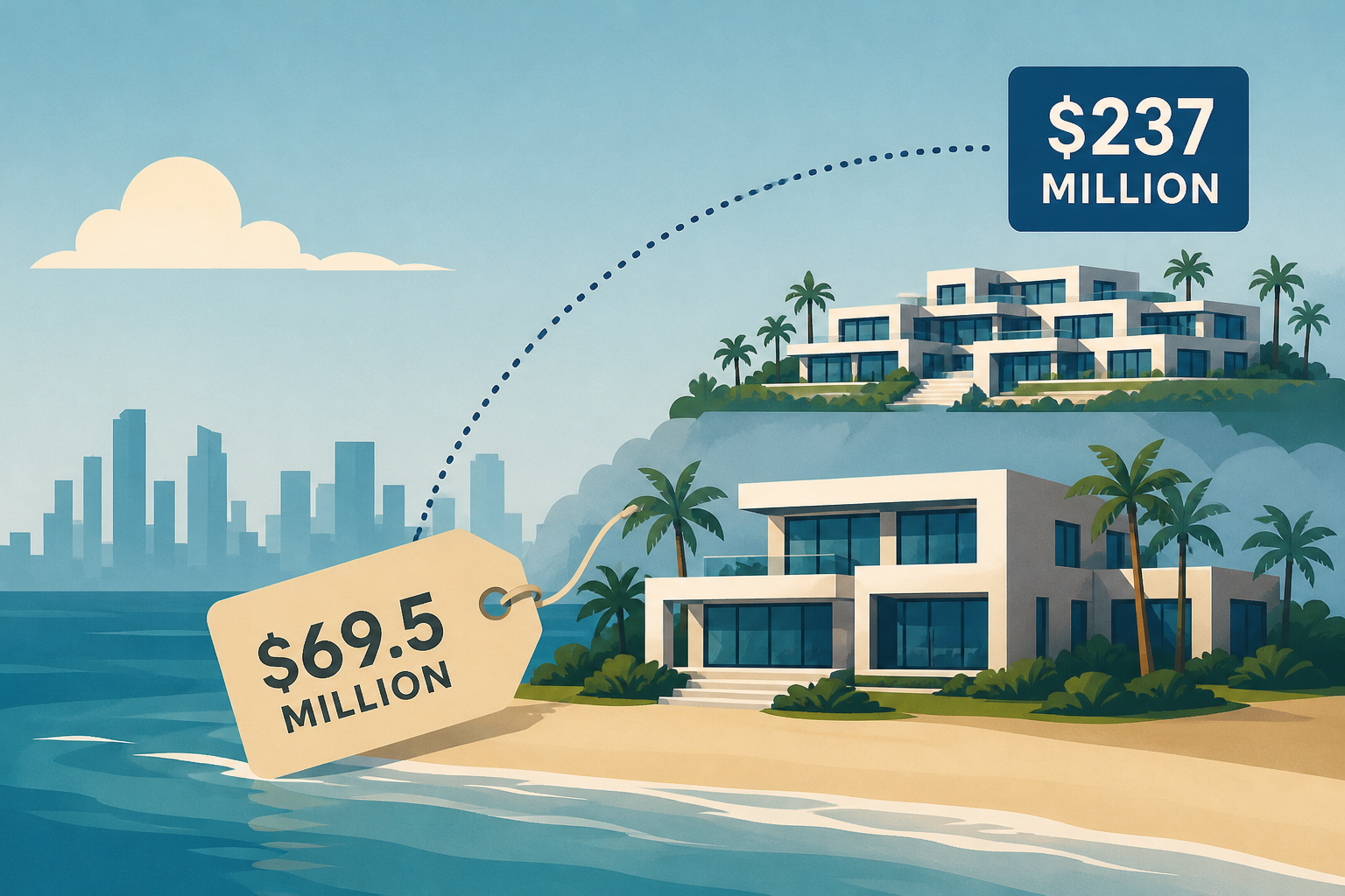 Jeff Bezos reportedly bought a $69.5 million Miami beach house near his $237 million compound