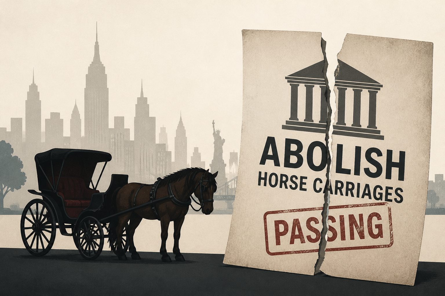 NYC’s horse carriage drivers say they feel betrayed as lawmakers set to abolish industry