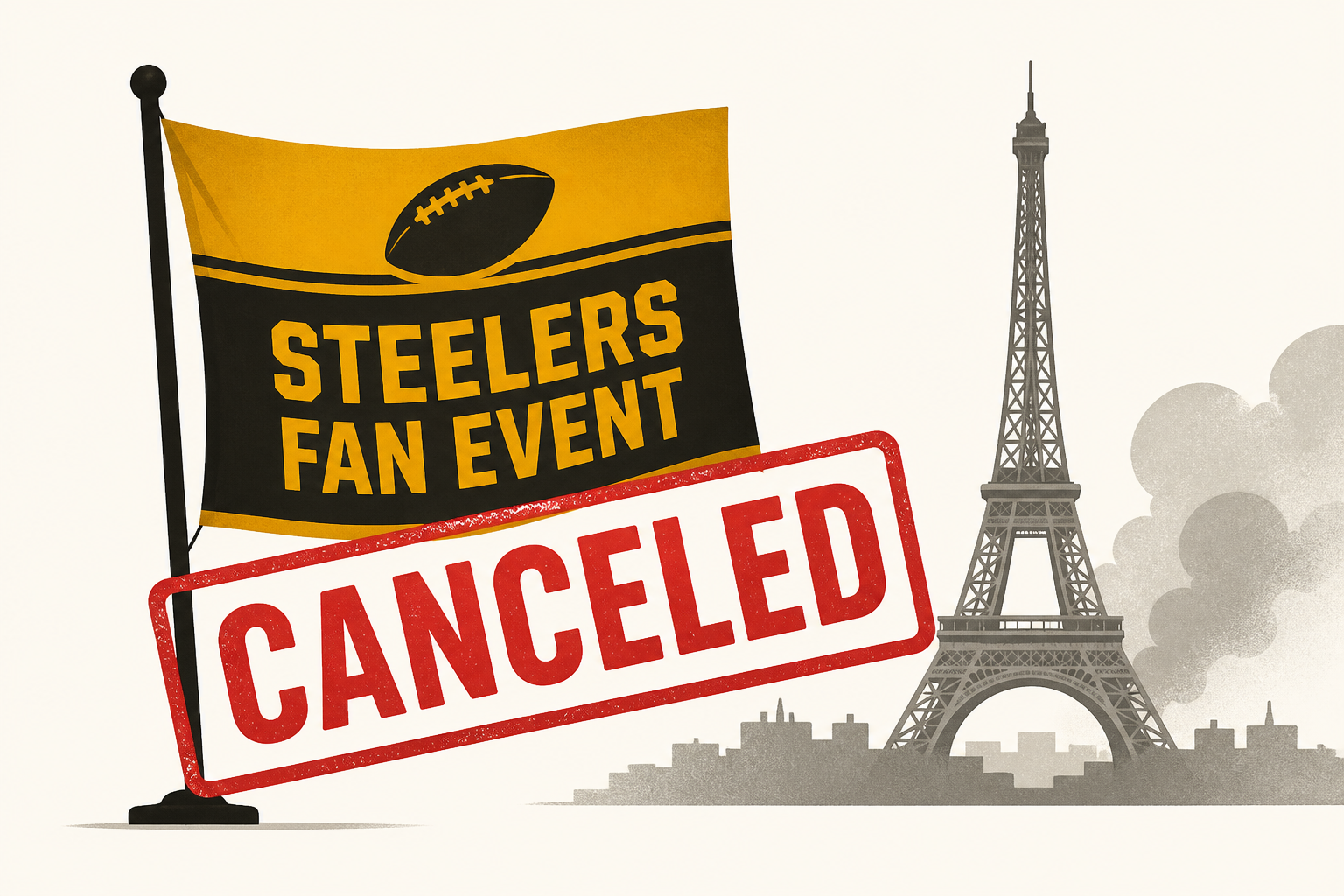 Steelers fan event in Paris canceled amid civil unrest