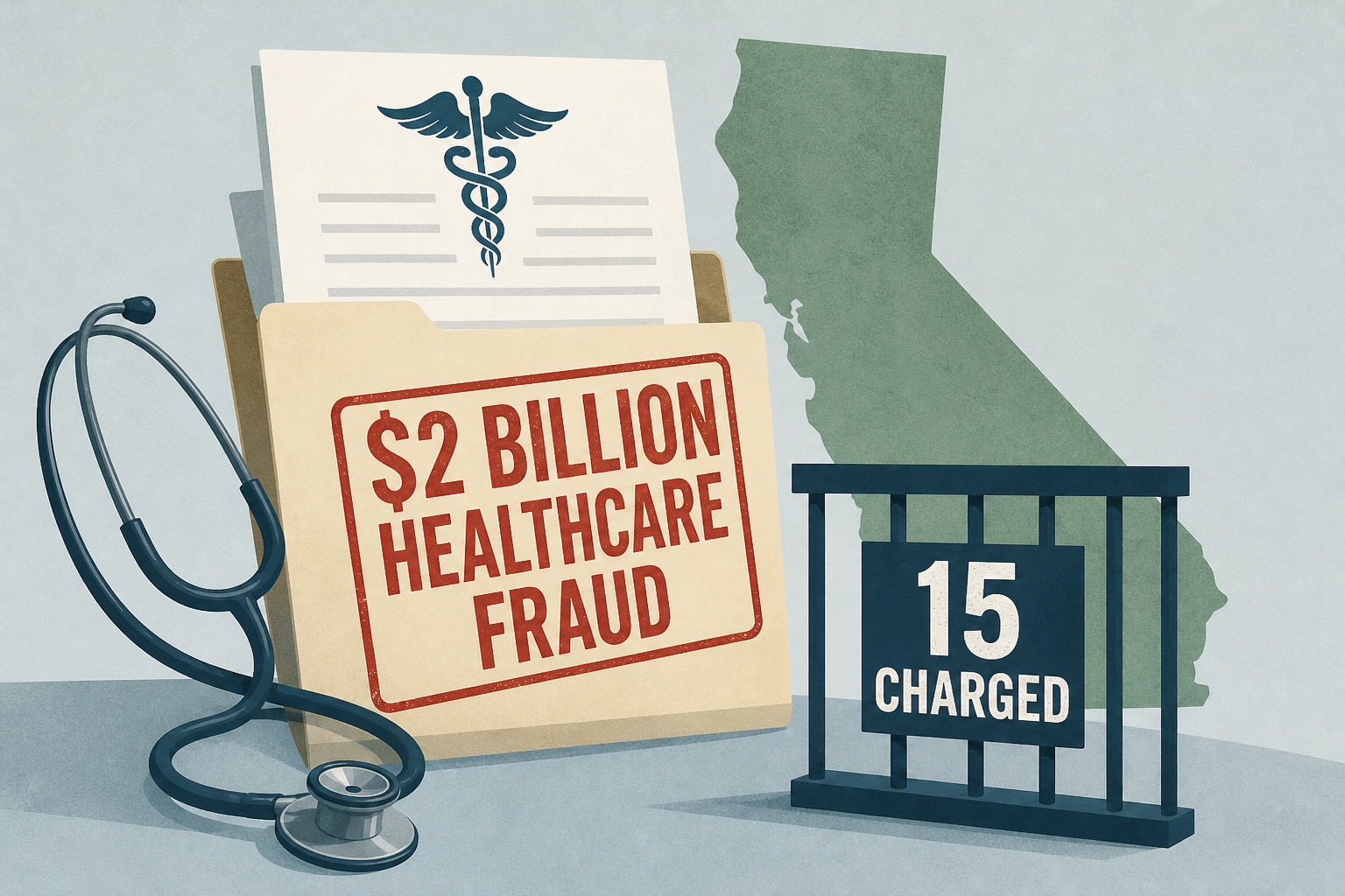 Feds allege $2 billion in California healthcare fraud, 15 charged