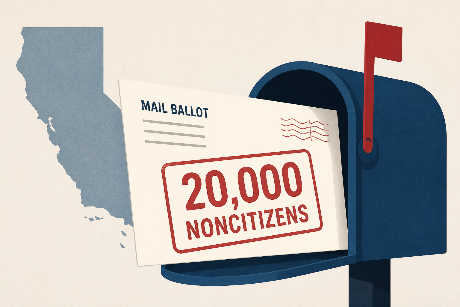 Justice Department says 20,000 noncitizens got California mail ballots