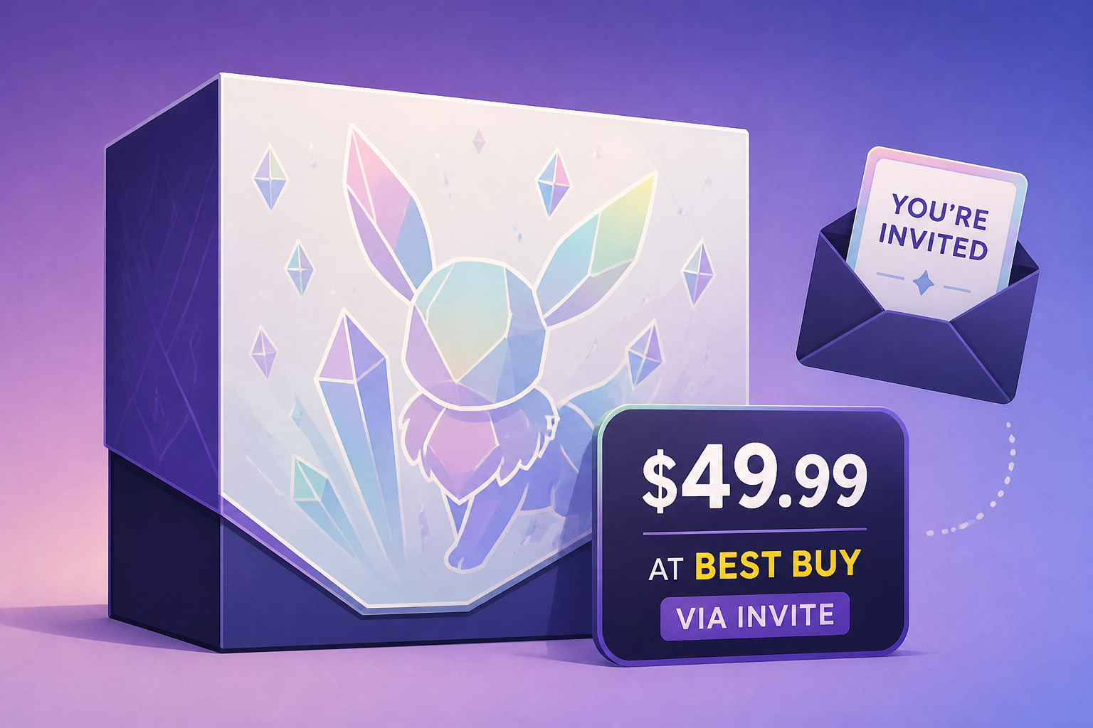 Prismatic Evolutions ETB Is $49.99 at Best Buy via Invite