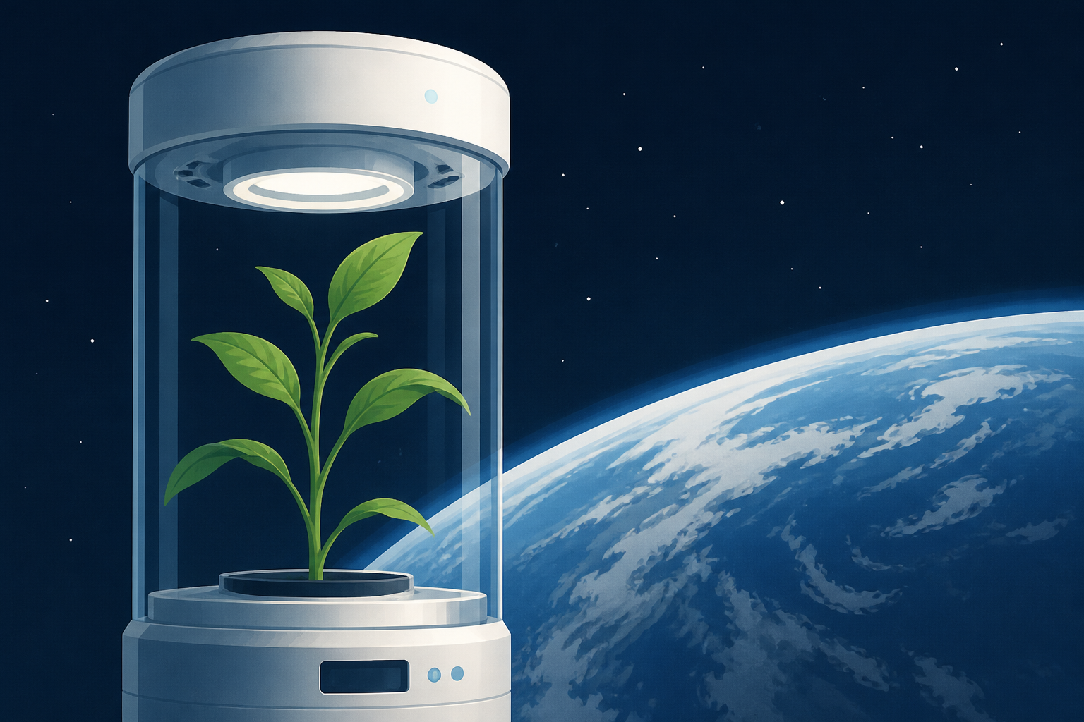 Space botanist conducts plant experiments in orbit photo of the day for Oct. 21, 2026