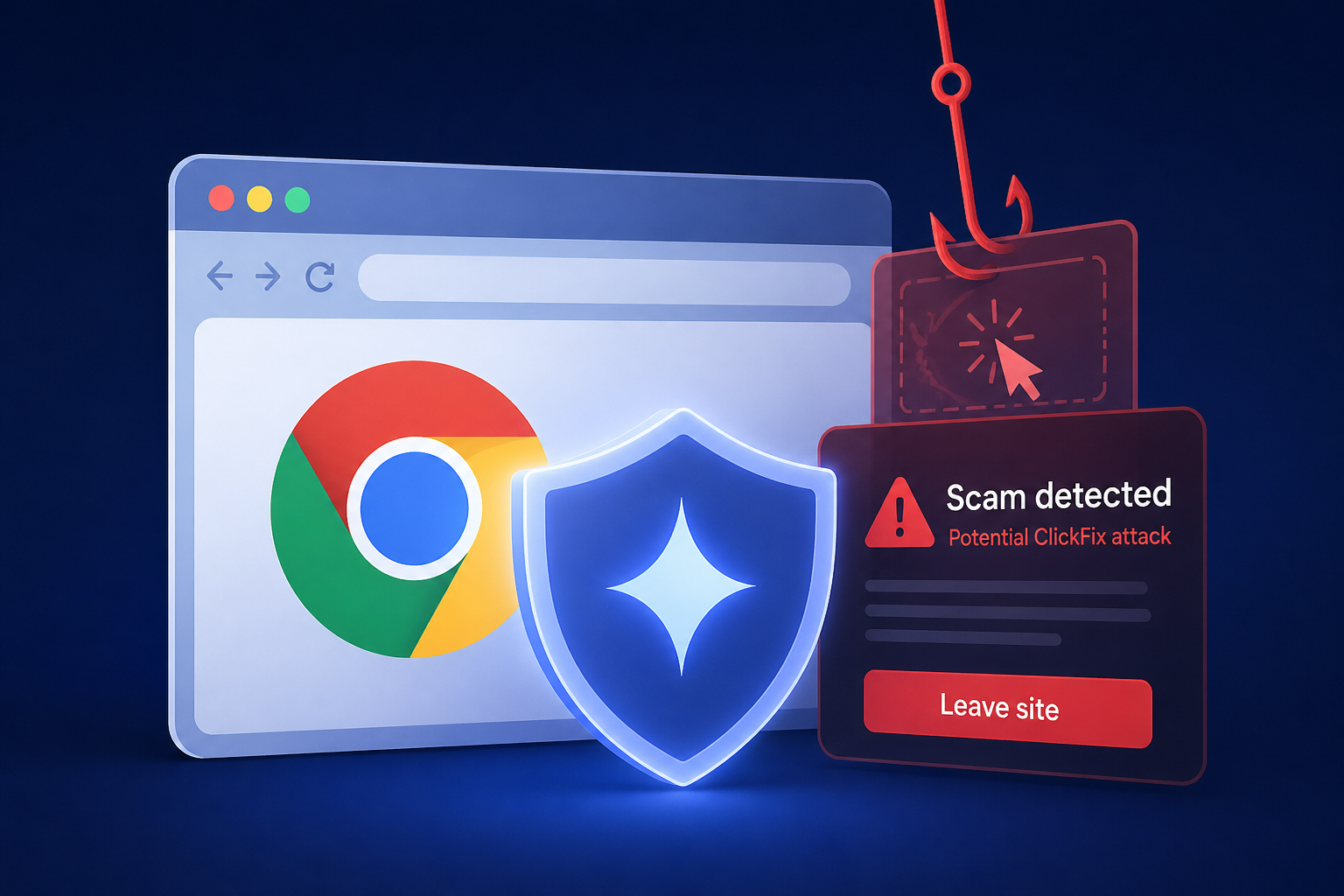 Google Chrome adds Gemini-powered scam detection, warns users of ClickFix attacks