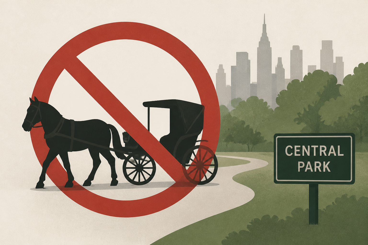 NYC passes bill to ban horse-drawn carriages; Central Park’s drivers fear for their future