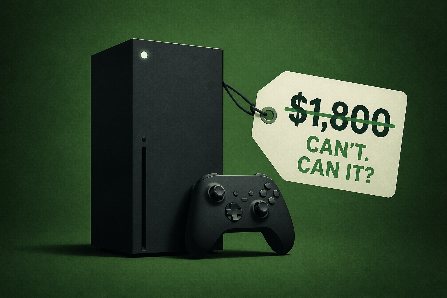 The next-gen Xbox won’t cost you $1,800. It can’t. Can it?