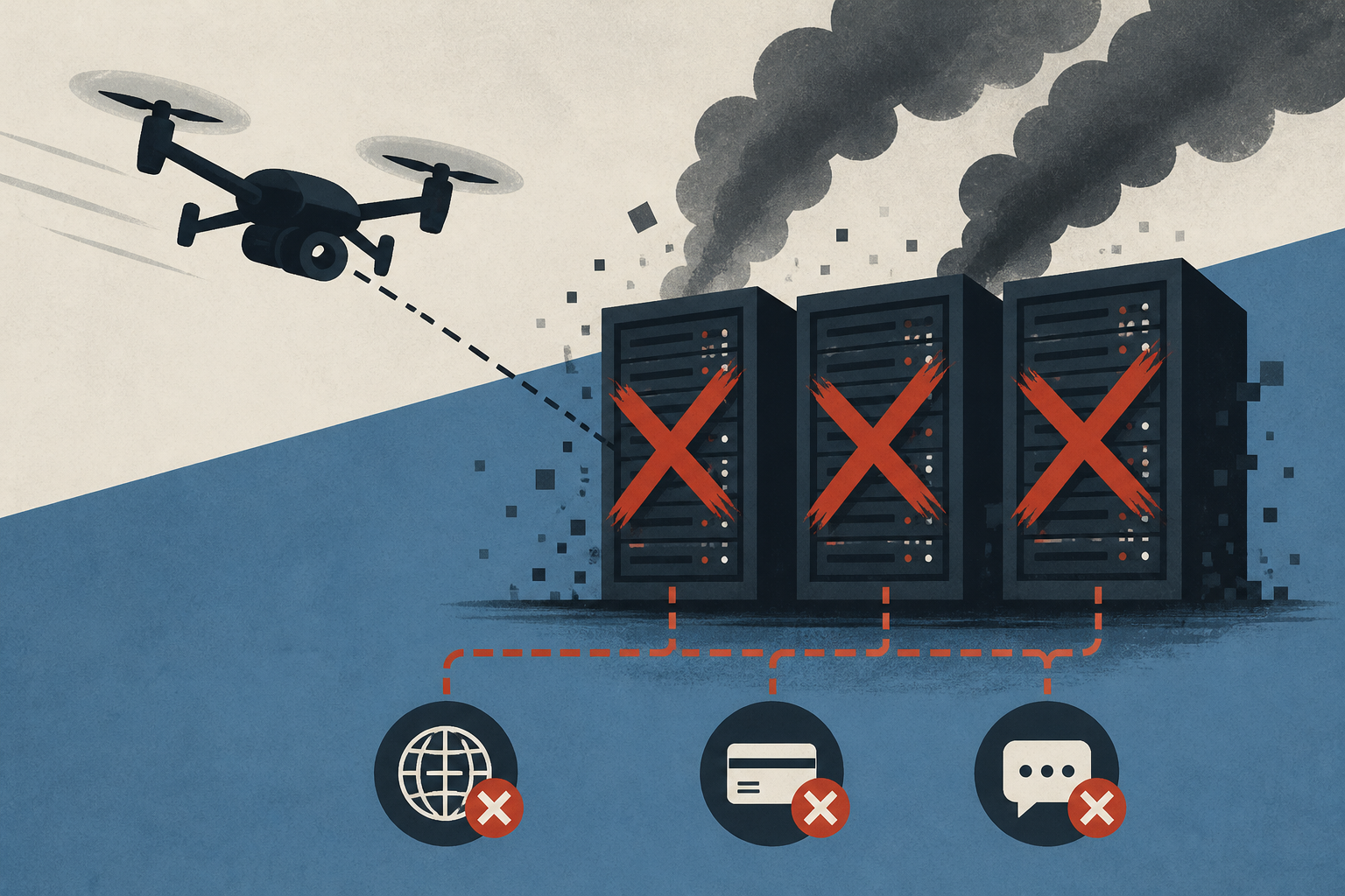 Ukraine's drones hit three Russian data centers and derails key services