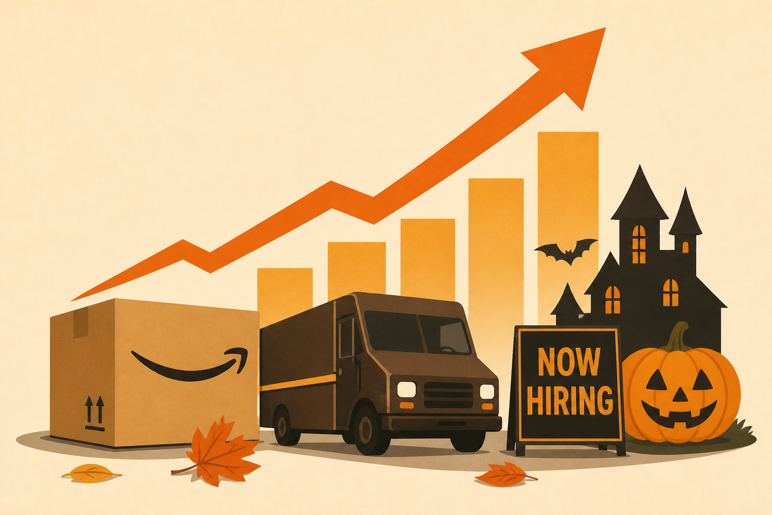 Seasonal job hiring at Amazon, UPS, Spirit Halloween surging