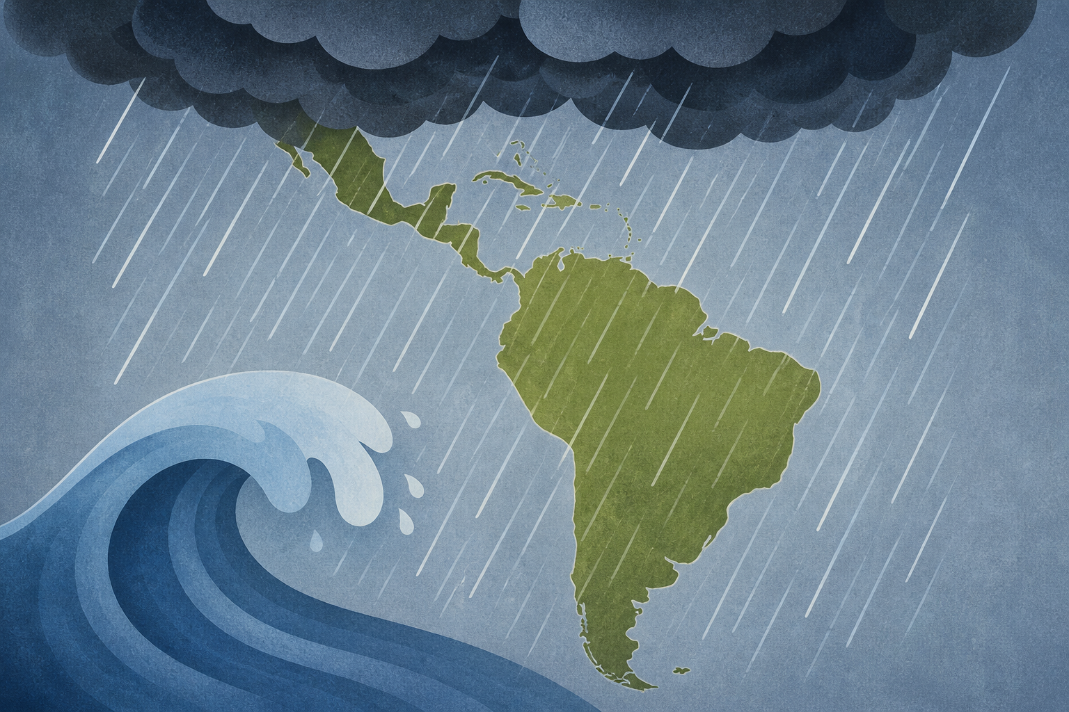 El Niño rains batter Latin America from Mexico to Chile