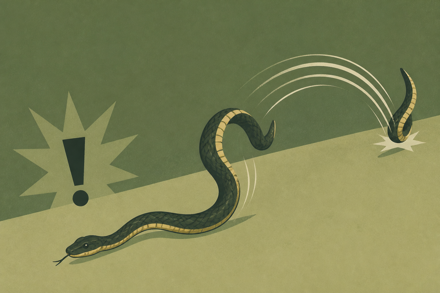 Watch bizarre snake 'cartwheel' away from danger at more than 12 feet per second