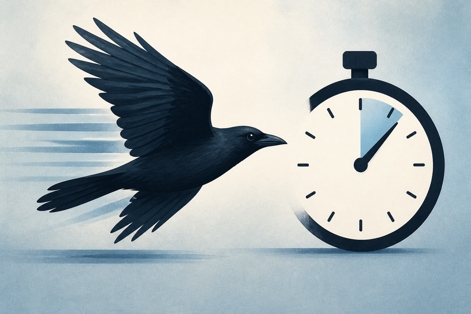 Crows may make lightning-fast decisions, sometimes twice as fast as humans, study hints