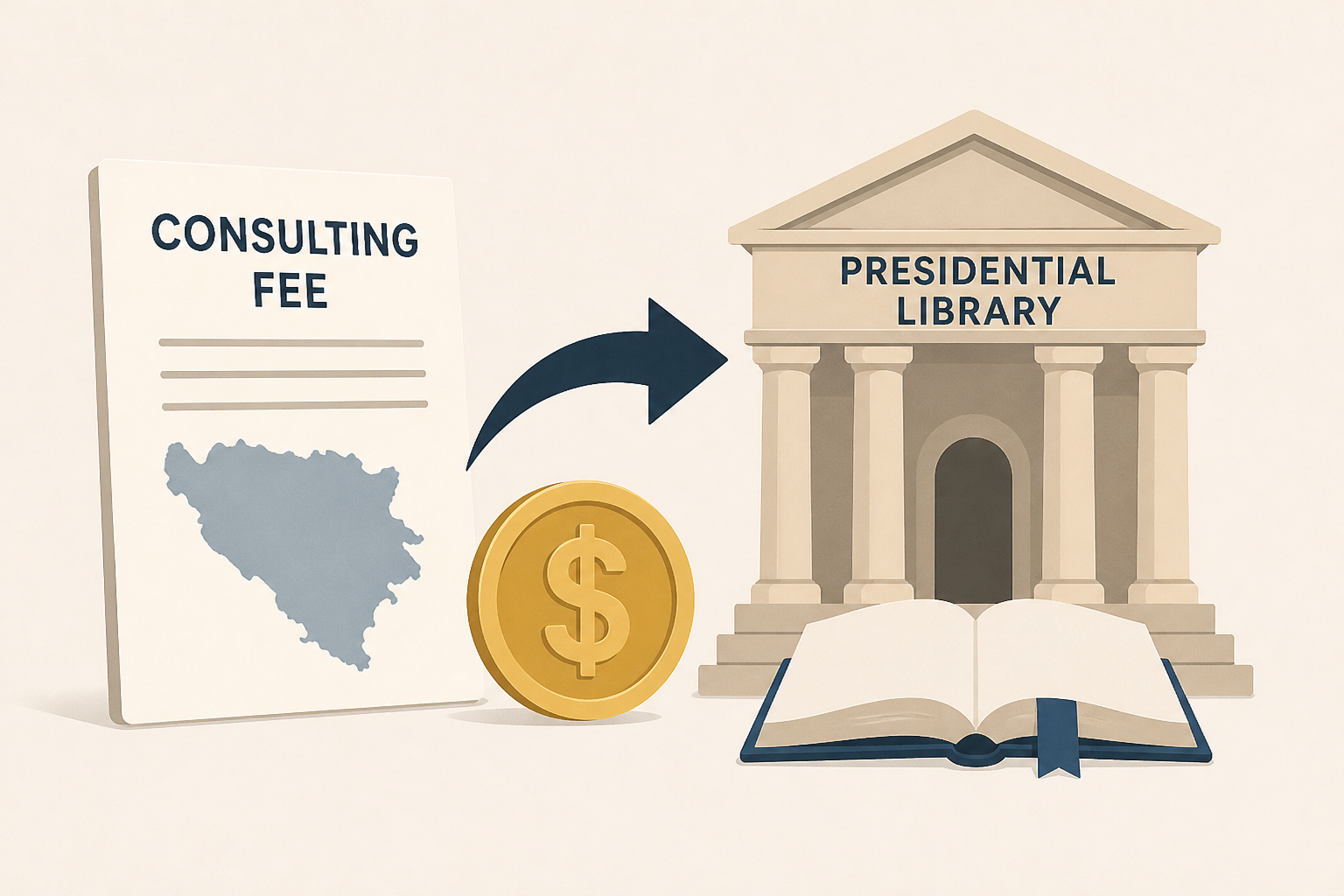 Chris LaCivita and James Blair donate full Bosnian consulting fee to Trump presidential library