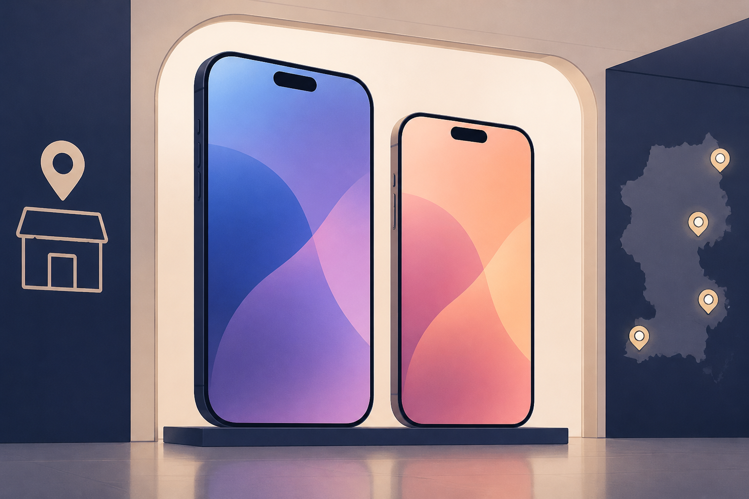Giant iPhone Duo Displays Coming to Four Apple Stores