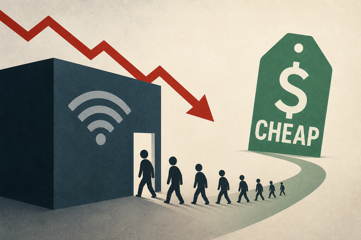 Comcast loses more customers, claims other ISPs' cheap prices are "irrational"