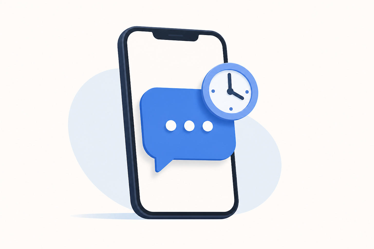 awaited scheduled messages on iPhone
