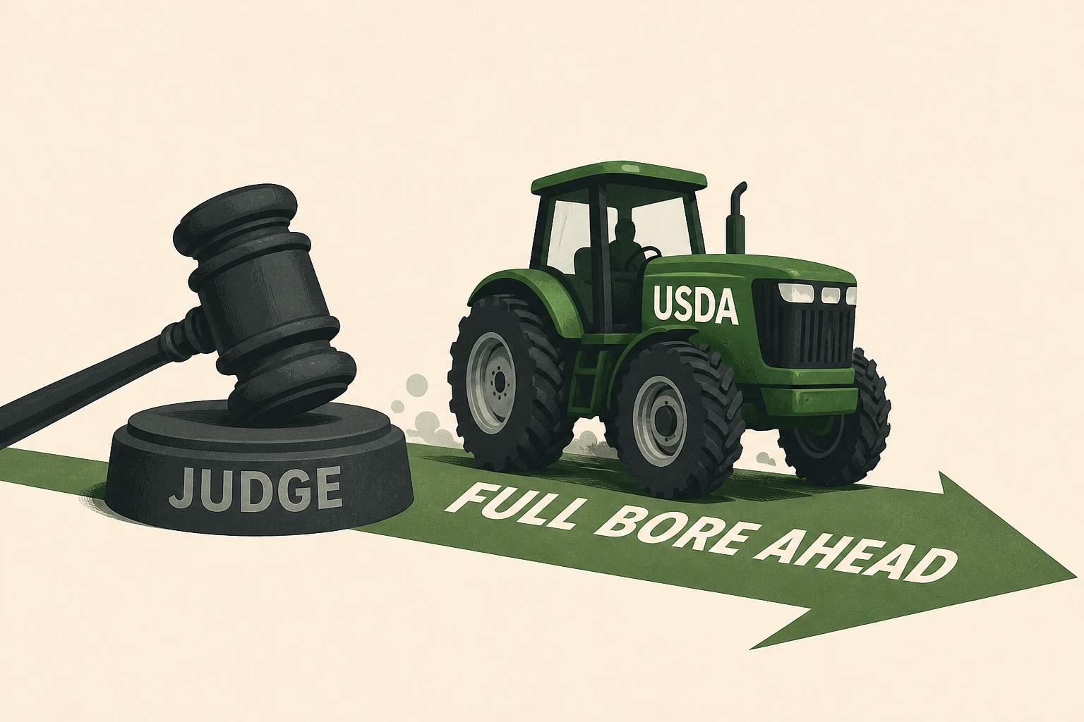 US farm secretary says USDA reorganization blocked by judge is 'full bore ahead'