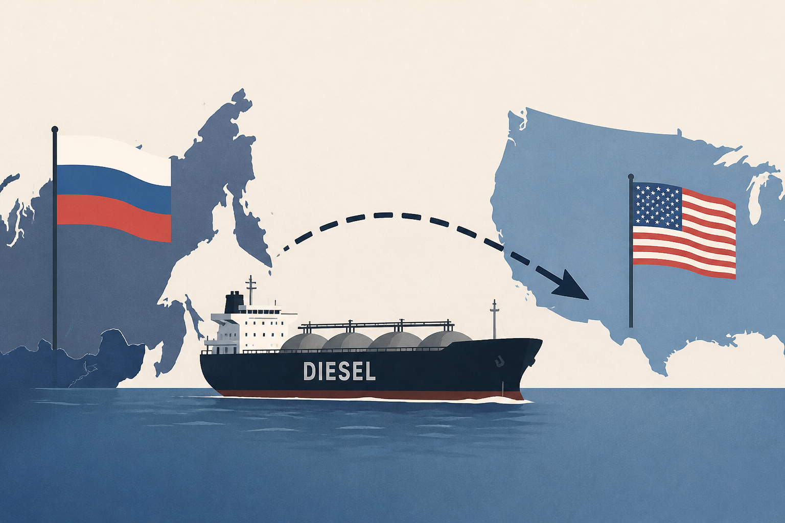 First Russian diesel from Putin-Trump deal heading for US, data shows