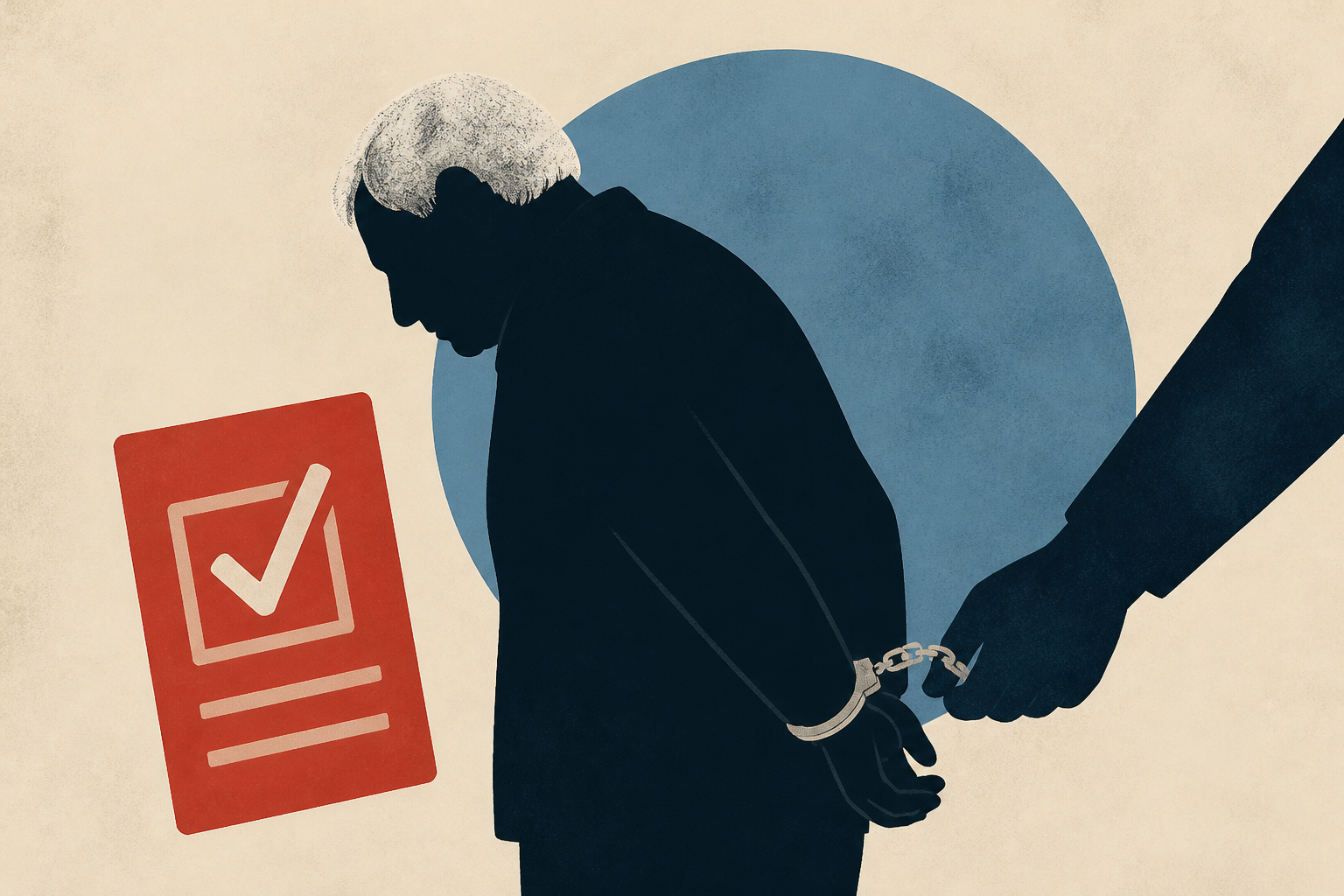 ‘They wanted to make a scene’: the 72-year-old paraded in dramatic arrest for ‘voter fraud’