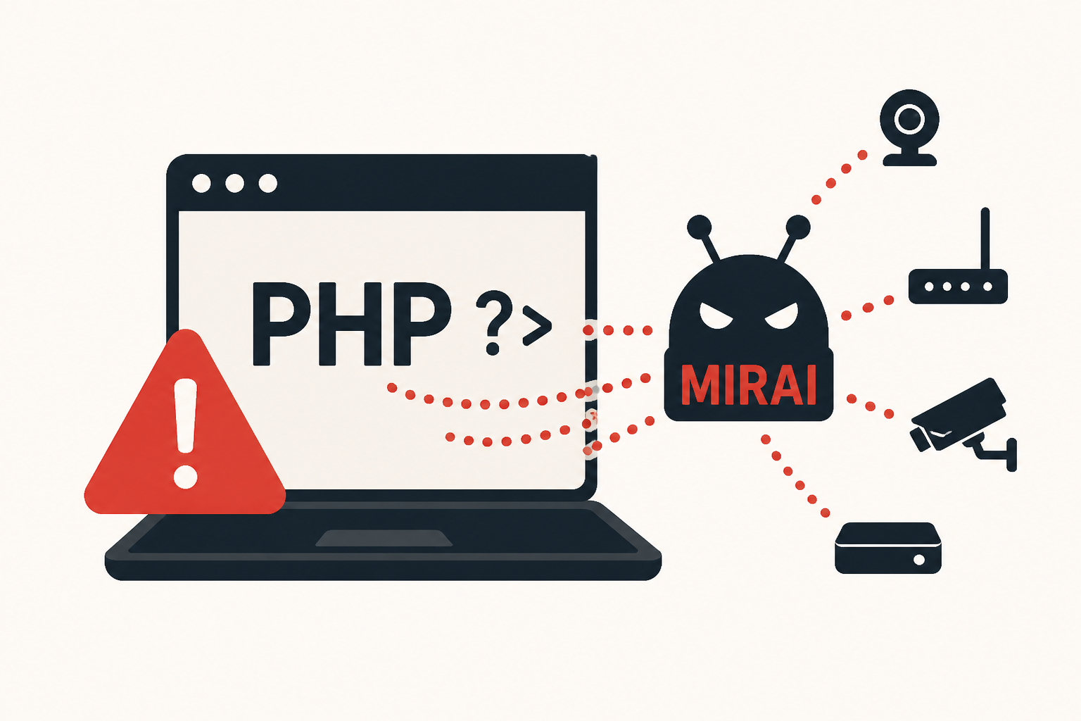 PHP2Shell Exploit Attempts Hit Millions as Attackers Try to Deploy Mirai Malware