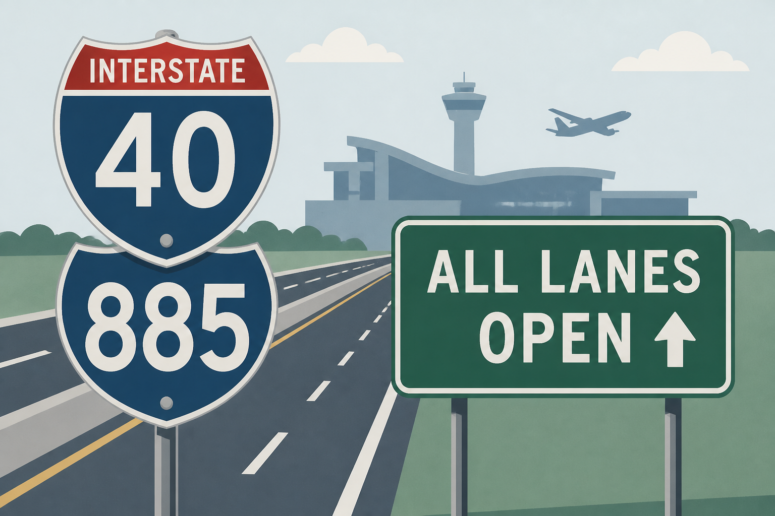 All lanes open after deadly crash in Durham creates severe delays on I-40, I-885 near RDU