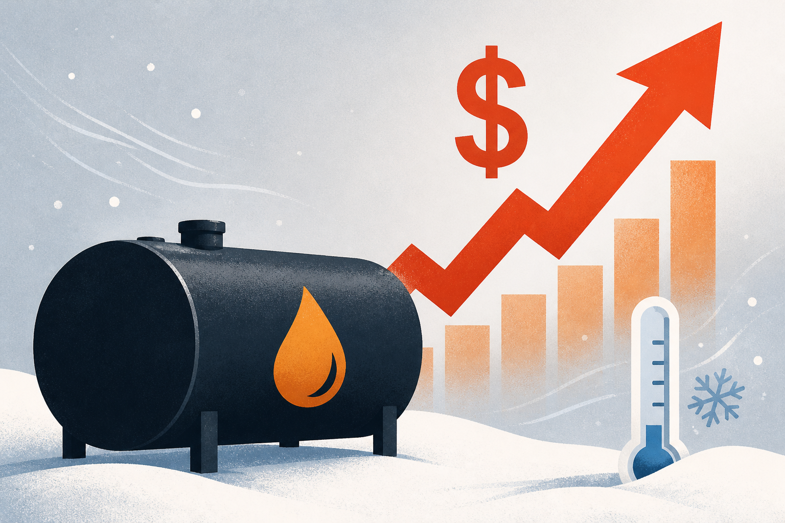 "A painful winter" ahead for home heating oil customers as prices spike