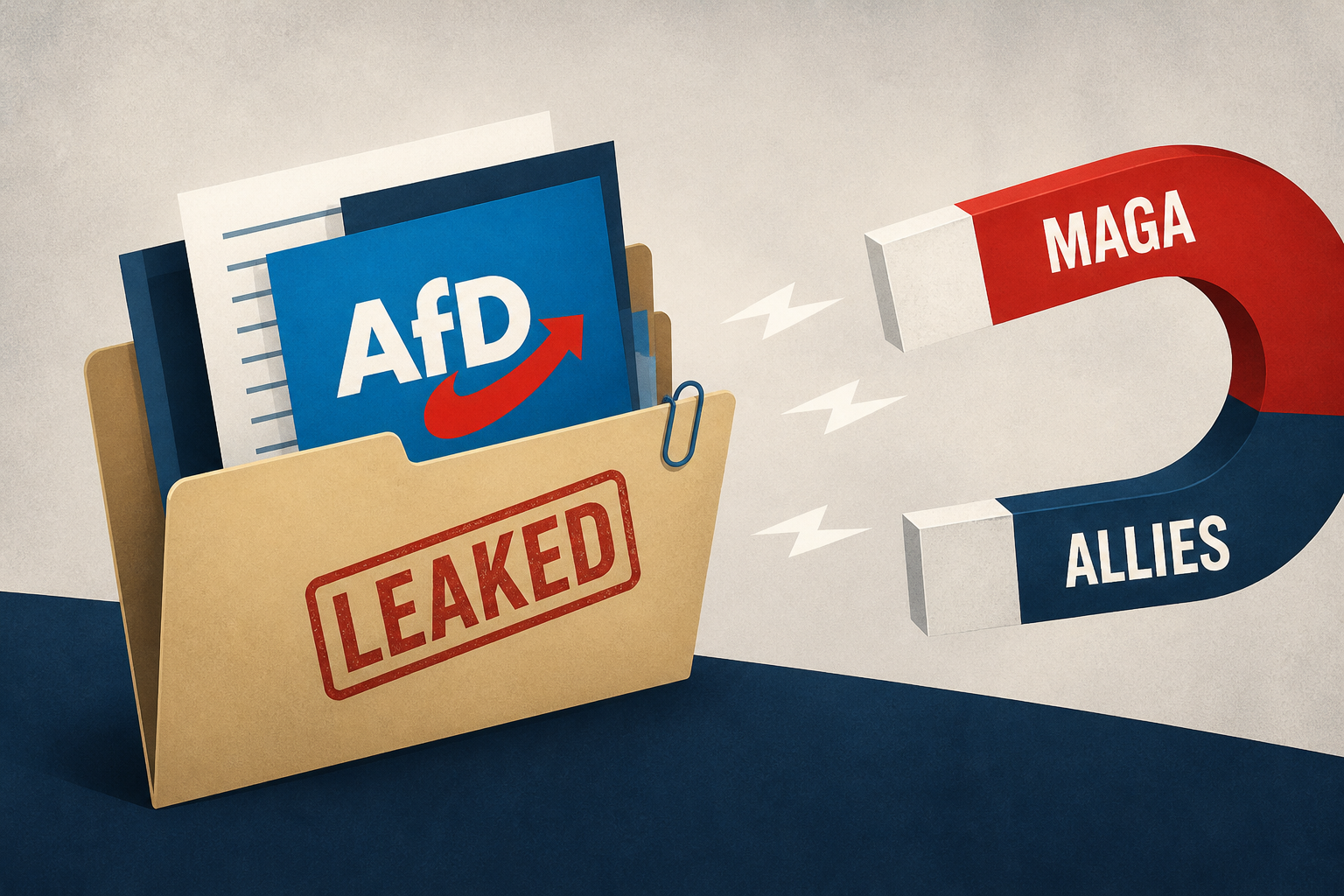 Leaked trove reveals extent of far-right AfD’s efforts to court Trump and Maga allies