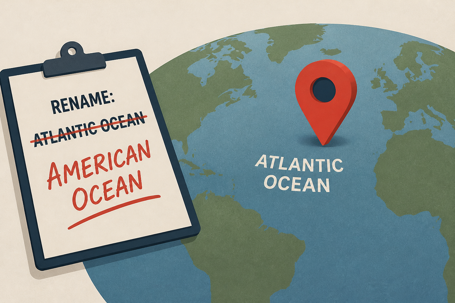 Donald Trump Wanted Google Maps To Change Name Of Atlantic Ocean