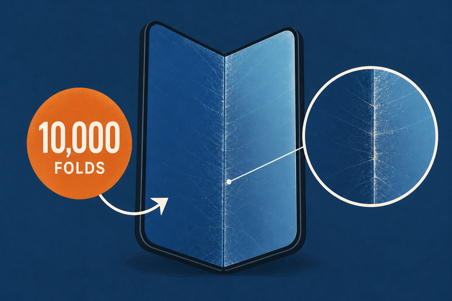 Man folds $2,000 iPhone Duo 10,000 times to expose what the screen would really look like after years of real use