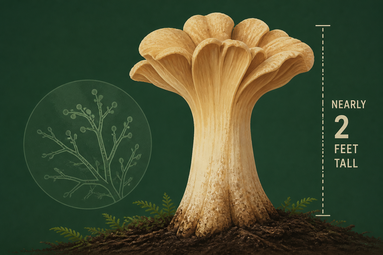 Newfound giant fungus D. rex stands nearly 2 feet tall