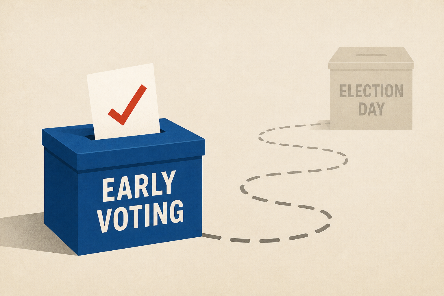 Why surging early voting may not mean higher midterm turnout : NPR