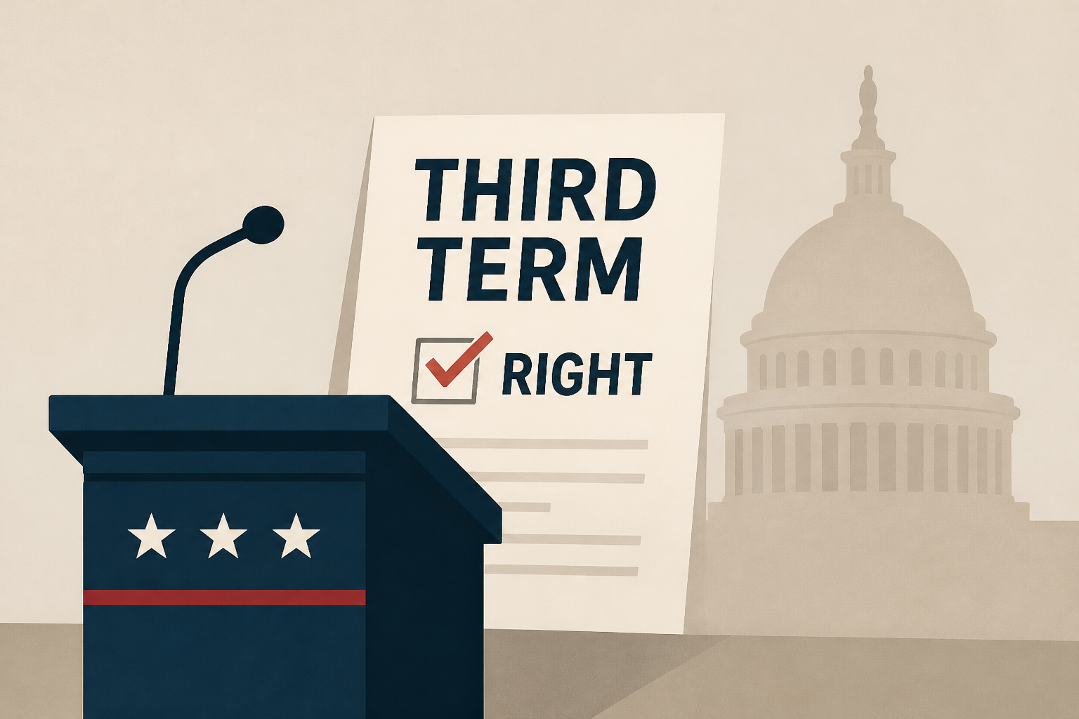 Trump again invokes claim he has the ‘right’ to run for third term as president