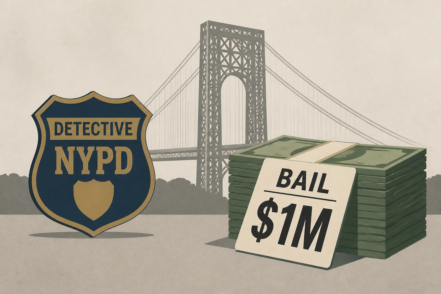Former NYPD detective charged in GWB road rage shooting gets $1M bail