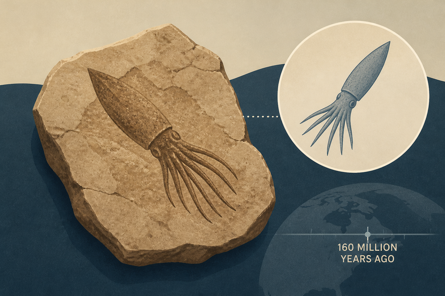 Scientists discover new squid-like species in Wyoming that lived 160 million years ago