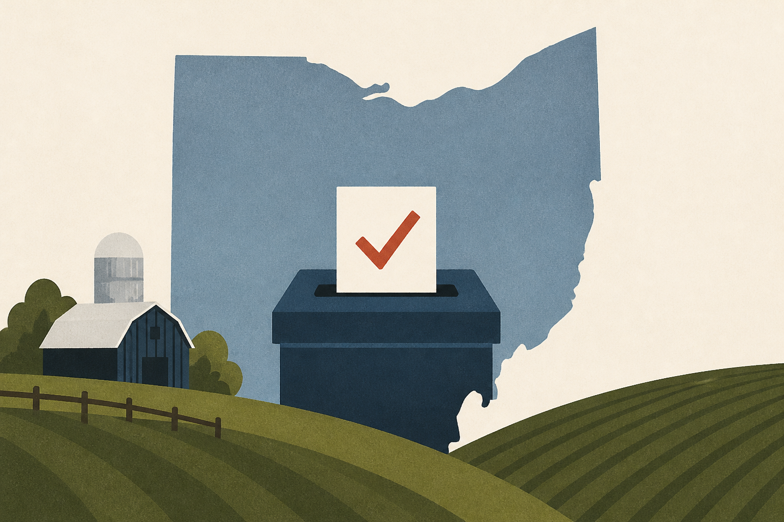 Ohio’s rural voters key in state’s competitive Senate race : NPR